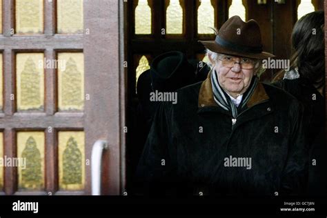 Paddy Reilly leaving the funeral of folk singer Liam Clancy at St Mary ...