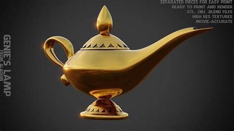 Aladdin Genie Lamp for Cosplay 3D model 3D printable | CGTrader