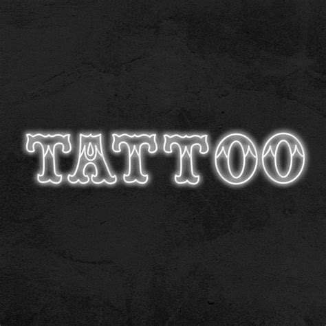 Tattoo Neon Sign Neon Sign Tattoo Shop Tattoo Salon Neon | Etsy