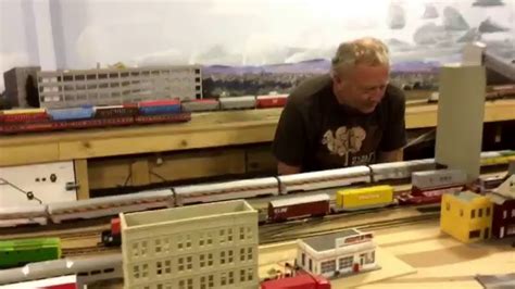 Australian HO Scale model trains The Ghan and freight 2016 - YouTube