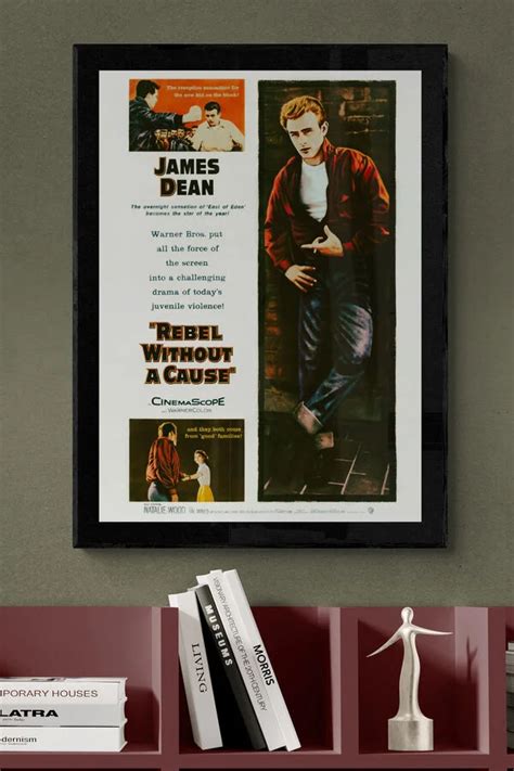 Rebel Without a Cause Vintage Poster – Digital Print | Download Artwork