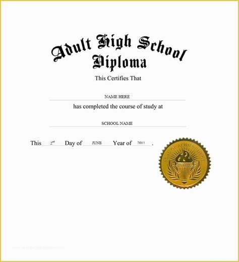 Free Fake High School Diploma Templates Of 30 Real & Fake Diploma ...