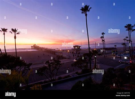 Manhattan Beach pier Stock Photo - Alamy