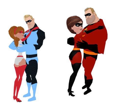 Mr.Incredible and Elastigirl MMD by 9029561 on DeviantArt