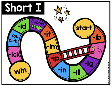 Phonics Games - Word Family Slide - Short Vowel Edition - A Teachable ...