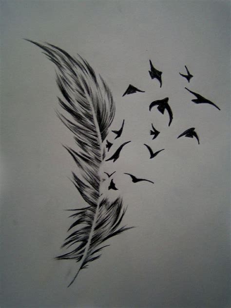 Birds Of A Feather Tattoo Meaning | Feather tattoo design, Feather with birds tattoo, Feather ...