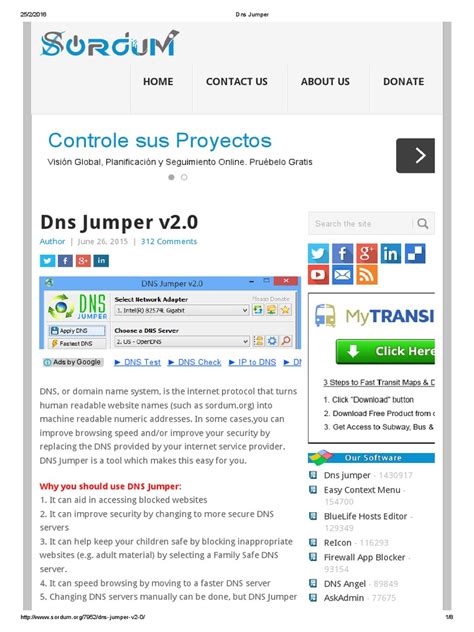 DNS Jumper | Domain Name System | Microsoft Windows