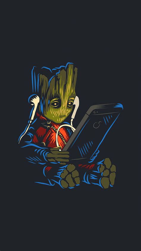 4K free download | Grut, cute, groot, grut, marvel, smart, HD phone wallpaper | Peakpx