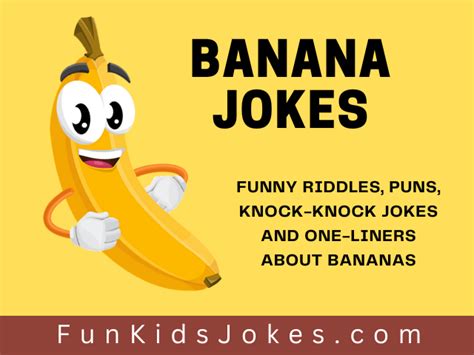 Banana Jokes - Clean Banana Jokes, Riddles & Puns