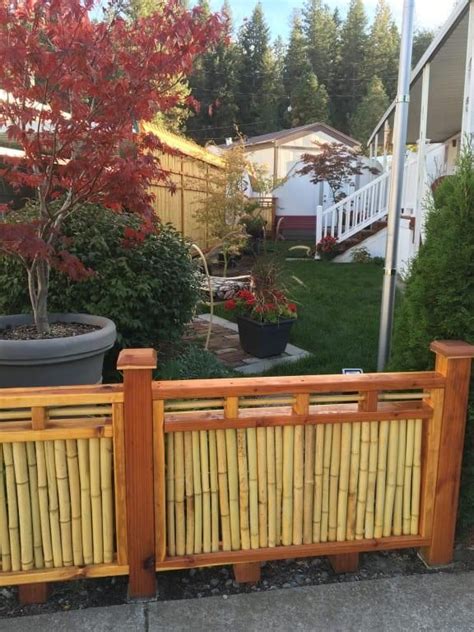 Rolled Bamboo Fencing | Natural Bamboo 6-Feet | Bamboo fence, Backyard ...