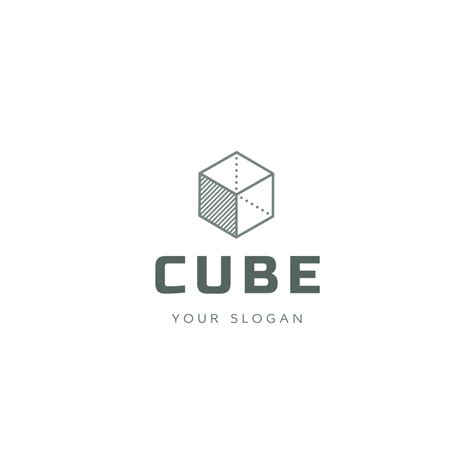 Cube Minimalistic Logo - Turbologo Logo Maker