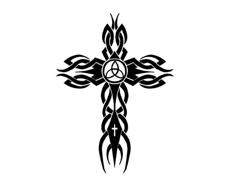 Tribal Cross Tattoo by CortexCreative on DeviantArt