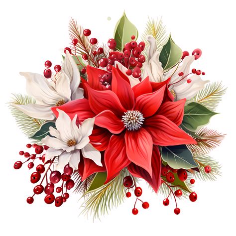 Christmas Flower Art,Others PNG Clipart - Royalty Free SVG / PNG