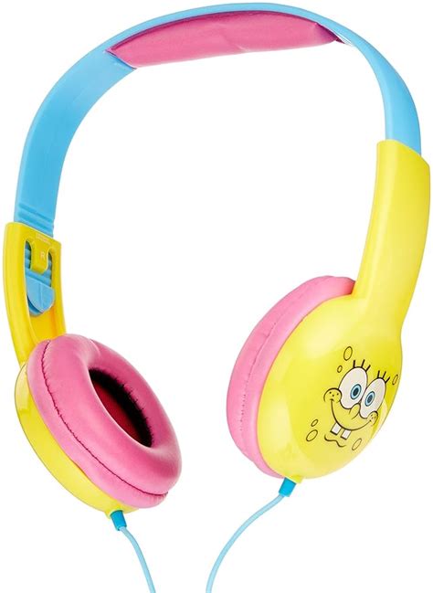 Spongebob Squarepants Headphones Kid Safe Headphone Volume Limiter ...