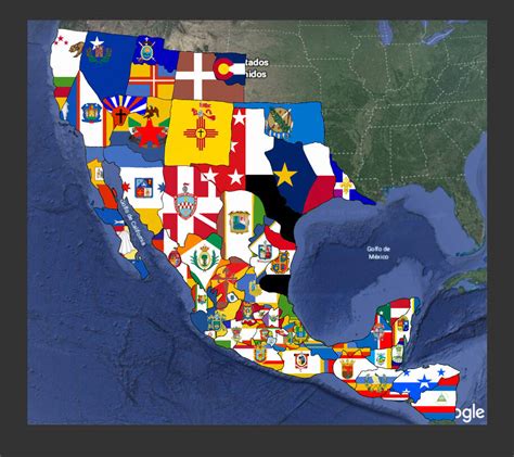 Flag map of mexican states (alt mexican Empire) by CB02dumpster on ...