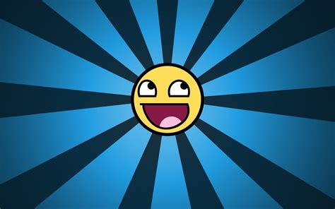 Smiley Face Blue Hd Wallpaper | Wallpapers Heroes