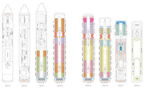 Seven Seas Mariner Deck Plans | CruiseInd