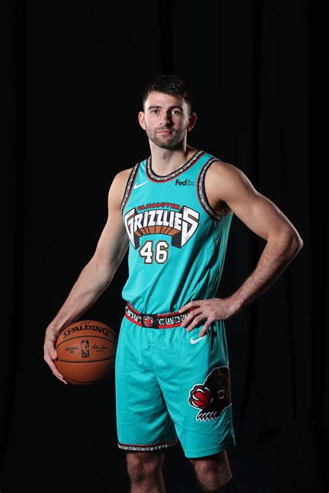 Vancouver Grizzlies 25th Anniversary Throwback Jerseys - Media Day ...