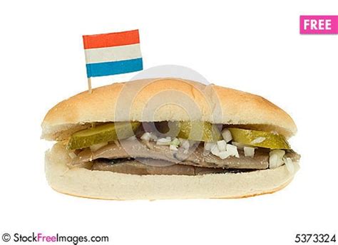 Dutch Herring Sandwich - Free Stock Images & Photos - 5373324 | StockFreeImages.com