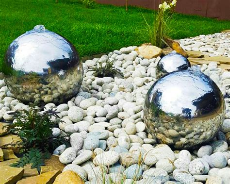 Stainless Steel Sphere Water Features