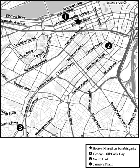 Map of sampled Boston neighborhoods | Download Scientific Diagram