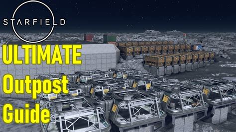 Starfield outpost building guide, ULTIMATE beginners guide, mining, storage, location tips, bases