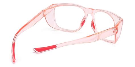 Cynthia - Square Pink Glasses For Men & Women