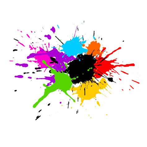 5 Colorful Paint Splash Background Vector (SVG) | OnlyGFX.com