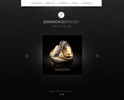 Jewelry Website Template #39360