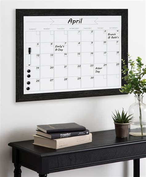 Union Rustic Calendar Magnetic Wall Mounted Dry Erase Board & Reviews ...