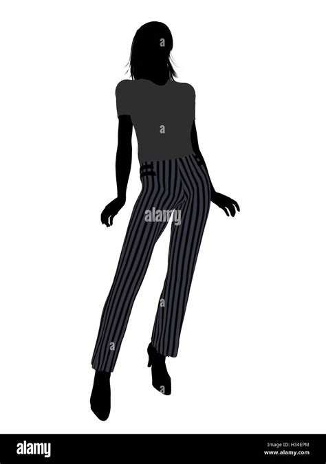 Female Office Illustration Silhouette Stock Photo - Alamy