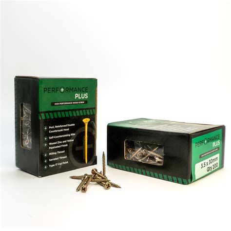 3.5x30mm High Performance Wood Screws Pack of 200 - Essex Board & Timber