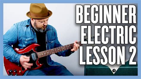 Beginner Electric Guitar Lesson (1 FINGER POWER CHORDS) - YouTube