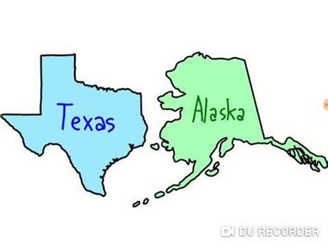 How big is Alaska compared to Texas?