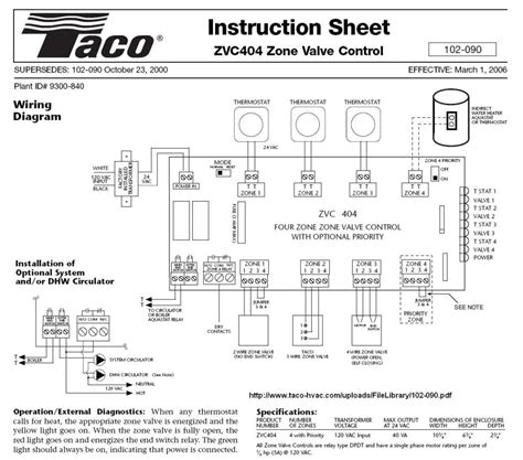 Taco 571 Zone Valve Wiring Diagram Download - Wiring Diagram Sample