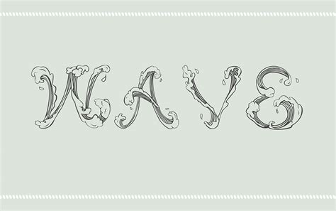 Wave Font :: Behance