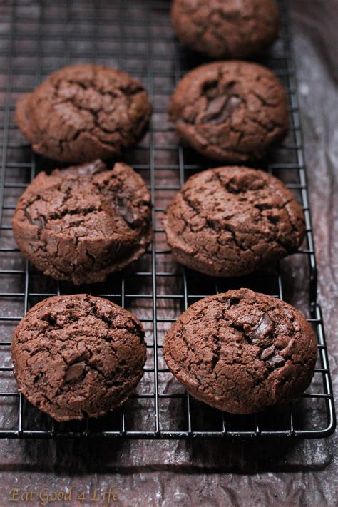 Gluten free double chocolate chunk cookies