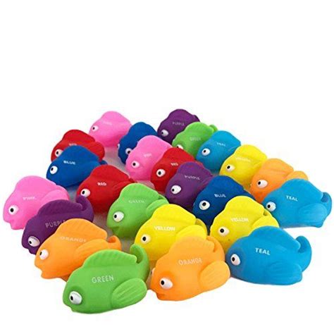 Boley Bath tub Tropical Fish Toy for Toddlers 24 pc Educational Color ...