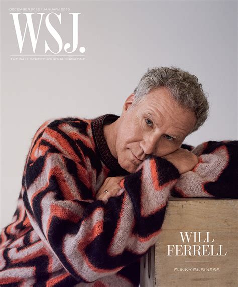 Will Ferrell Covers WSJ. Magazine December / January Issue