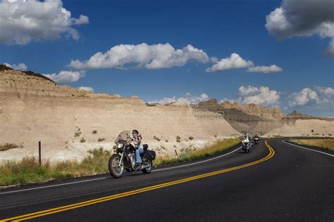 Driving through the Badlands on the Scenic Loop. Editorial Photo ...