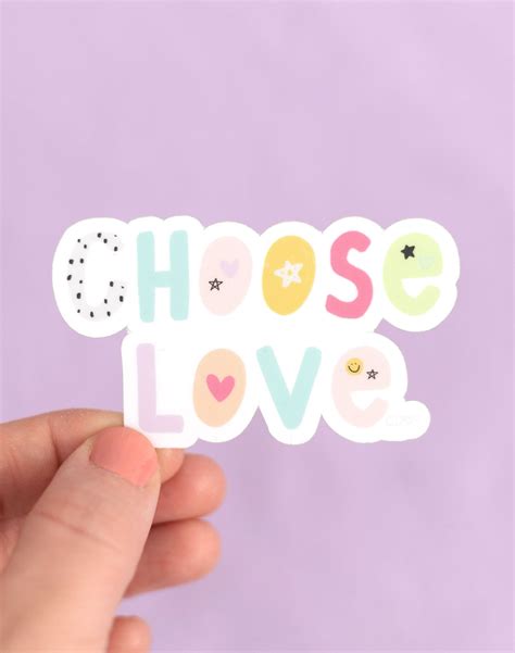 Choose Love Decal Sticker - Callie Danielle Shop