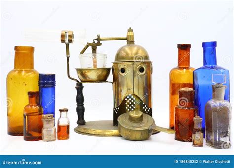 Antique Medicine Bottles, 1800s Victorian Era Stock Photo - Image of infection, hospital: 186840282