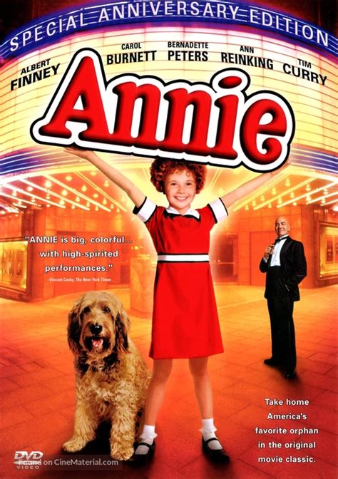 Annie (1982) dvd movie cover