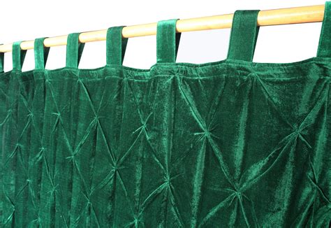 Emerald Green Velvet Curtain Luxury Velvet Curtain Bohemian | Etsy