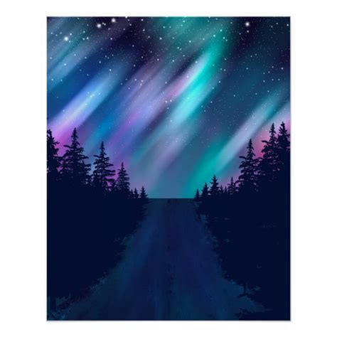 Northern Lights Poster | Zazzle.com