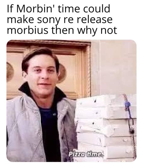 posting a meme of every officially canon MCU project LORD MORBIUS. : marvelmemes