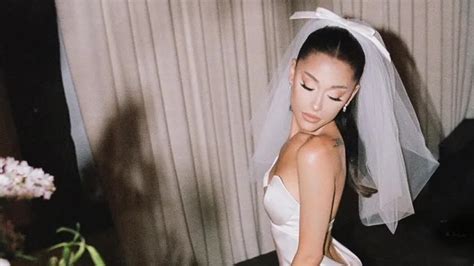 Ariana Grande Wedding Dress: Photos, Closer Look, Details