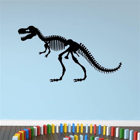 T Rex Skeleton Silhouette