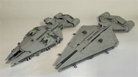 Lego Star Wars Millennium Falcon and Imperial Light Cruiser - town ...