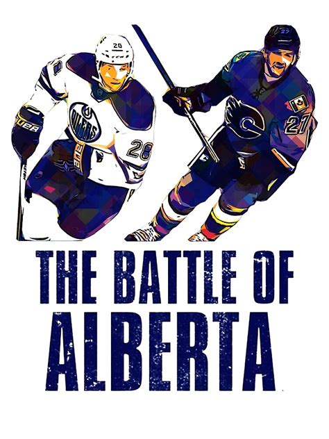 "Battle of alberta " Poster for Sale by brett5534 | Redbubble